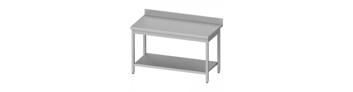 Table de travail inox sans étagère