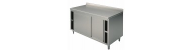 Meuble bas inox